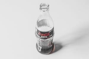 Un soda zéro sucre, avec des édulcorants chimiques